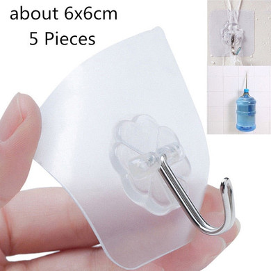 Black Deer Head Self Adhesive Key Hook Coat Hat Cap Hanger Racks Room Decorations Wall Bag Keys Sticky Holder
