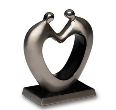 Couple Holding Hands Keepsake Cremation Urn