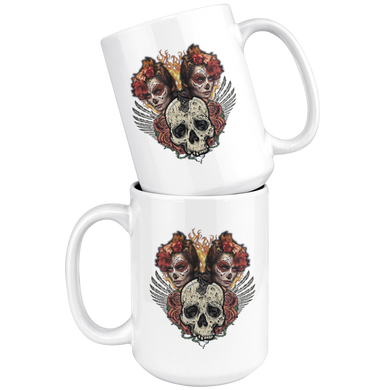 Old Sugar Skull Coffee Mug