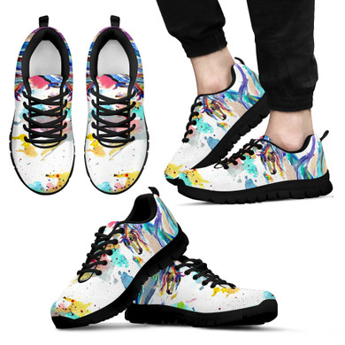 Watercolor Horse Sneakers