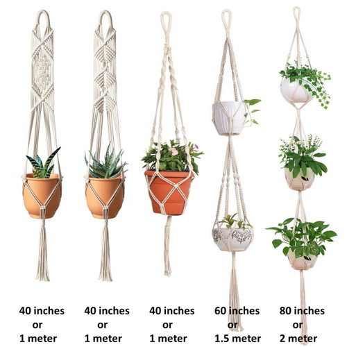 macrame plant hanger macrame plant hangers, crochet plant hangers boho wall art decor vintage style simple minimalist| Home Decor