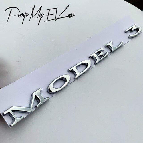 Tesla Model 3 Emblem Badges Letters (3 options)