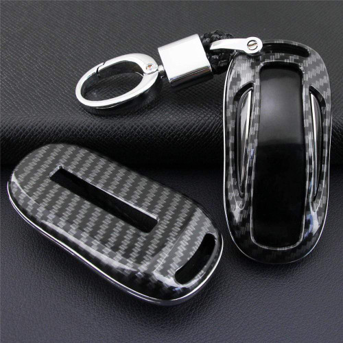 Carbon Fiber Style Key Case/Cover for Model X