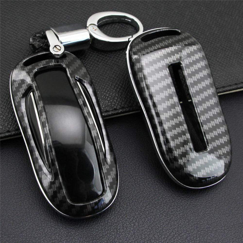 Carbon Fiber Style Key Case/Cover for Model X