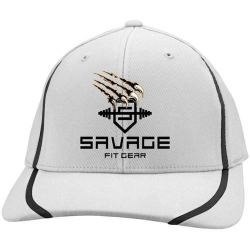 Savage Fitgear White w/Black Cap