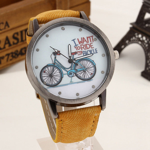 I Want To Ride My Bicycle WristWatch