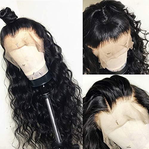 Mongolian Kinky Curly Virgin Human Hair Lace Frontal Front Wigs Preplucked Natural Hair Line