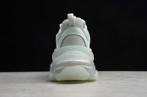 TRIPLE S CLEAR SOLE SNEAKER - White