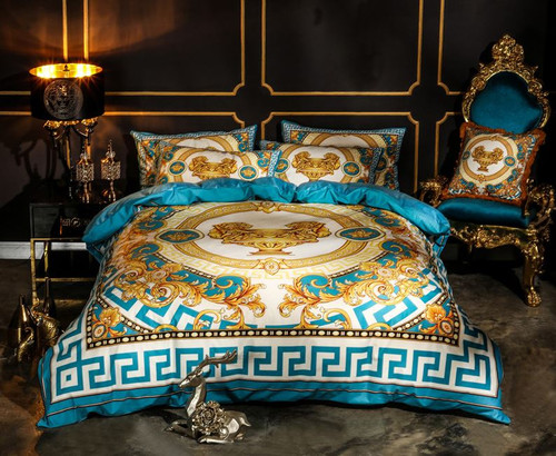V.E.R.S.A.C.E Bedding Set Duvet Cover Bed Sheet Pillowcase Palace Luxury Velvet