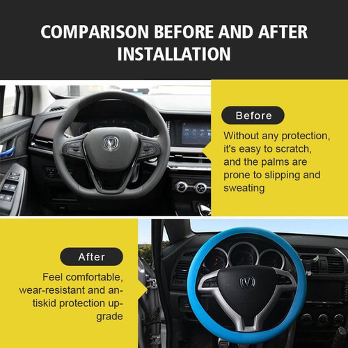 Car Steering Wheel Protective Cover