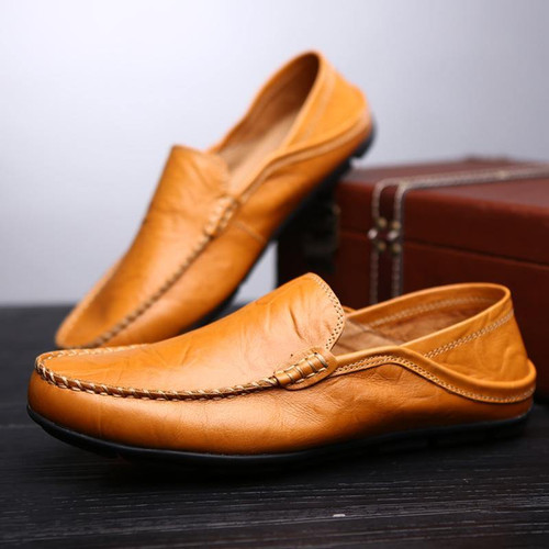 Men's Summer Soft Moccasins Genuine Leather Shoes