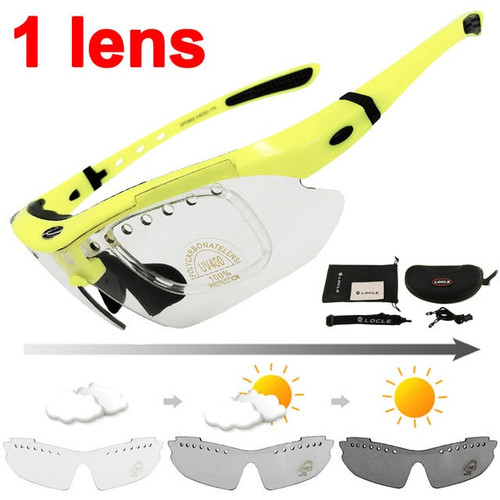 Professional Cycling UV400 Polarized Cycling Glasses