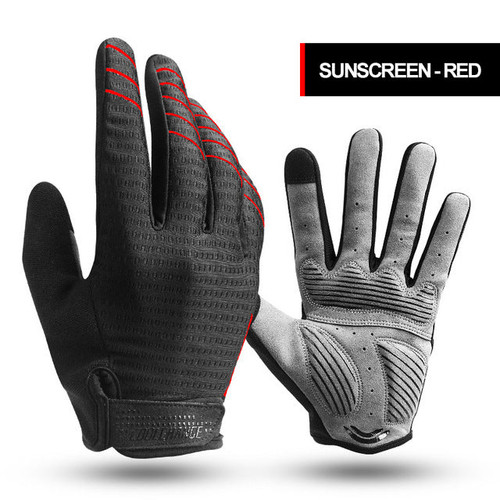Full Finger Sport Shockproof MTB Bike Touch Screen Gloves