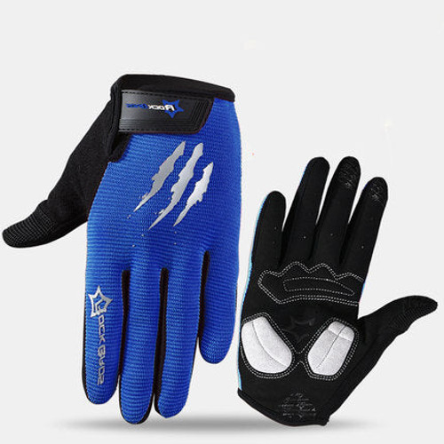 Cycling Gloves Sponge Pad Long Finger Motorcycle Gloves and Bicycle Mountain Bike Glove Touch Screen
