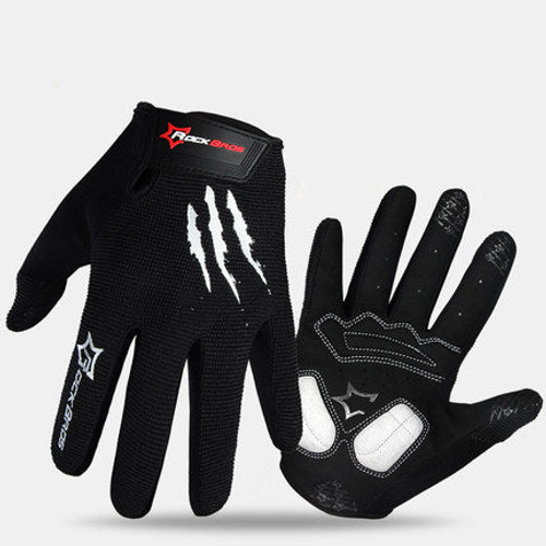 Cycling Gloves Sponge Pad Long Finger Motorcycle Gloves and Bicycle Mountain Bike Glove Touch Screen