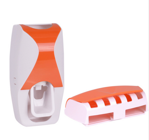 Toothbrush Holder and Automatic Toothpaste Dispenser