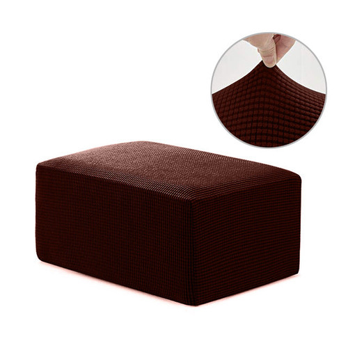 Fabric Square Ottoman