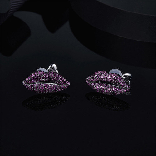 Creative Lip Earrings Star Ear Stud Earrings