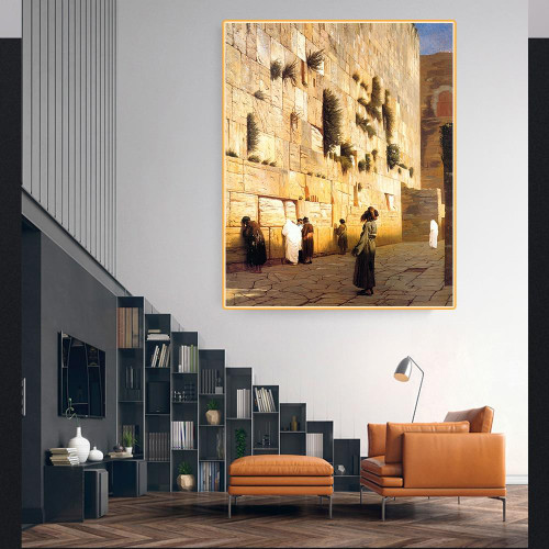 Jerusalem Canvas Oil Painting Wall Art