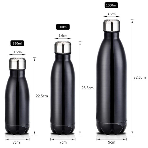 High Grade Double Insulated Thermos Vacuum Flask Stainless Steel Water Bottle