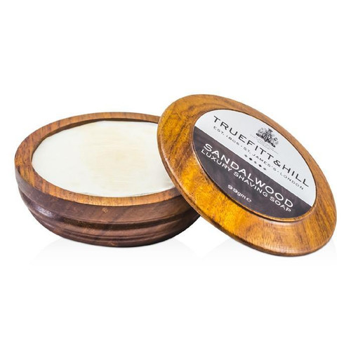 Sandalwood Luxury Shaving Soap (In Wooden Bowl) - 99g-3.3oz