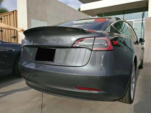 Tesla Model 3 Carbon Fiber Trunk Spoiler