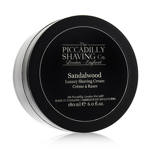 The Piccadilly Shaving Co. Sandalwood Luxury Shaving Cream - 180g-6oz