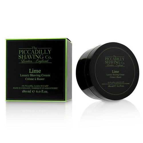 The Piccadilly Shaving Co. Lime Luxury Shaving Cream - 180ml-6oz