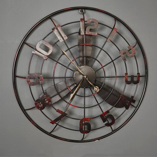 Aircraft Propeller Designed Vintage Wall Clock