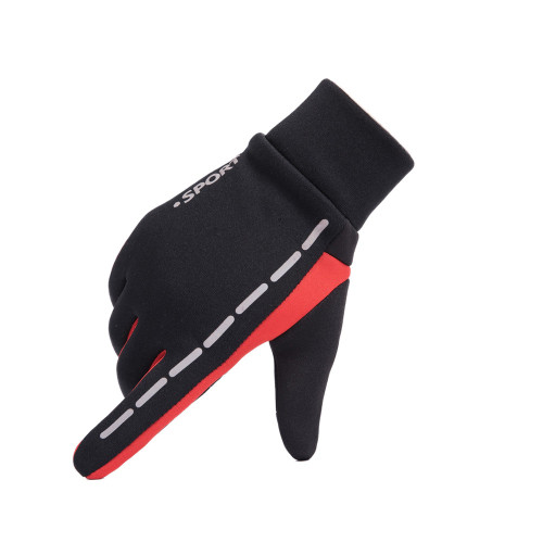 Reflective Winter Warm Windproof Motorcycle Waterproof Non-Slip Skiing Thermal Touch Screen Gloves