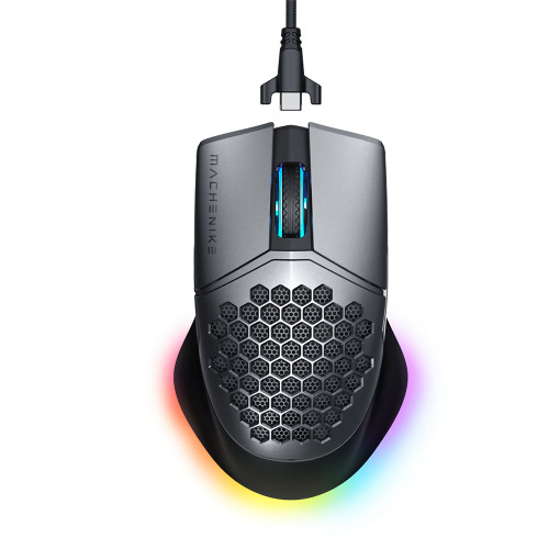 Machenike M830 Wired / 2.4G Wireless Gaming Mouse Dual Mode 16000DPI PMW3335 Programmable Hollow Honeycomb Mice