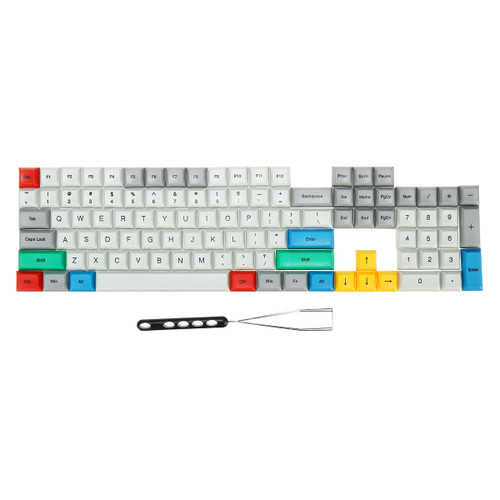 Feker 61/104 Keys D2 Keycap Set DSA Profile PBT Sublimation Keycaps for Mechanical Keyboard