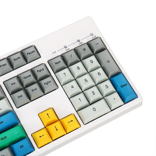 Feker 61/104 Keys D2 Keycap Set DSA Profile PBT Sublimation Keycaps for Mechanical Keyboard