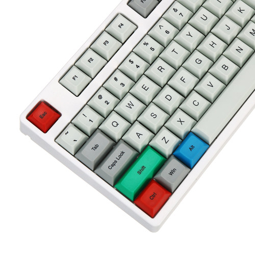 Feker 61/104 Keys D2 Keycap Set DSA Profile PBT Sublimation Keycaps for Mechanical Keyboard