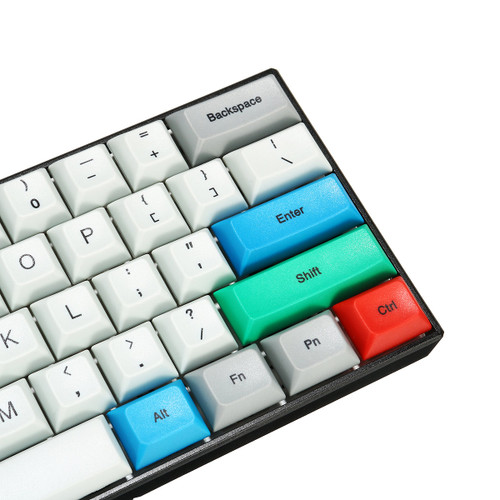 Feker 61/104 Keys D2 Keycap Set DSA Profile PBT Sublimation Keycaps for Mechanical Keyboard