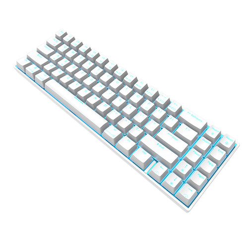 Royal Kludge RK71 71 Keys Mechanical Gaming Keyboard bluetooth3.0 Wireless USB Wired Dual Mode ICE Blue LED Backlight Gaming Keyboard