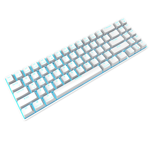 Royal Kludge RK71 71 Keys Mechanical Gaming Keyboard bluetooth3.0 Wireless USB Wired Dual Mode ICE Blue LED Backlight Gaming Keyboard