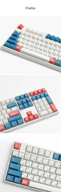 MechZone 112 Keys Bento Japanese Keycap Set Cherry Profile PBT Sublimation Keycaps for 61/87/104/108 Keys Mechanical Keyboards