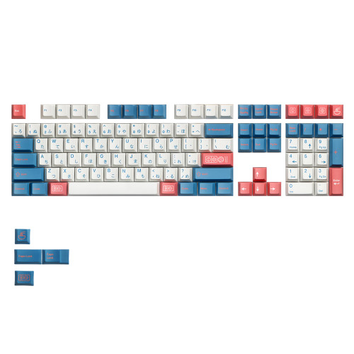 MechZone 112 Keys Bento Japanese Keycap Set Cherry Profile PBT Sublimation Keycaps for 61/87/104/108 Keys Mechanical Keyboards