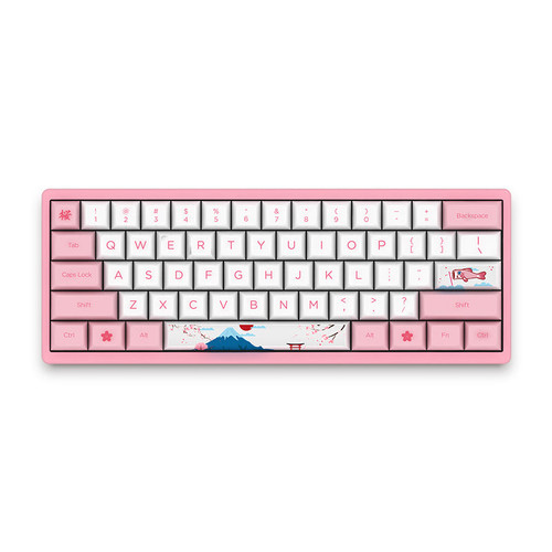 AKKO World Tour - Tokyo 130 Keys PBT Keycaps DSA Profile Keycap Set for Mechanical Keyboard