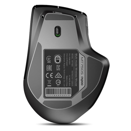 Rapoo MT750S Rechargeable Multi-mode Wireless Mouse bluetooth 3.0/4.0 2.4GHz Switch Among 4 Devices