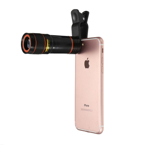 All in1 Phone Camera Lens 12X Telescope Selfie Stick Tripod bluetooth Remote Kit