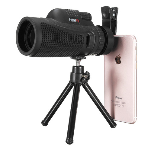 40x60 Telephoto Monocular Camera Lens Phone Clip with Tripod