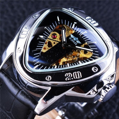 Steel automatic mechanical watch