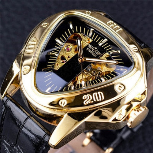 Steel automatic mechanical watch