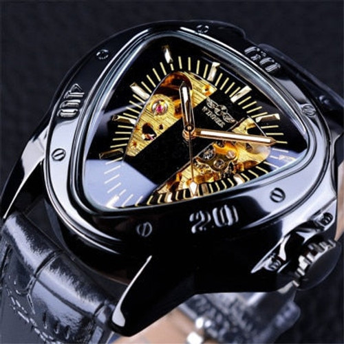 Steel automatic mechanical watch