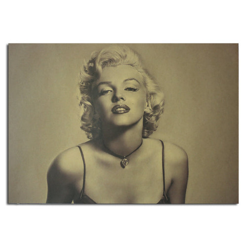 Marilyn Monroe Poster Kraft Paper Wall Poster DIY Wall Art 21 inch X 14 inch