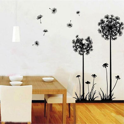 Dandelion Wall Sticker Living Room Home Decoration Car Decor Creative Decal DIY Mural Wall Art