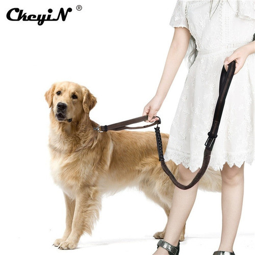 High Elastic Reflective Pet Dog Leash Pet Car Seat Safety Belt Retractable Traction Safety Rope