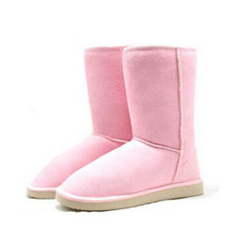 Snow Boots Hot Sale Warm Winter Shoes Fur Ankle Women Boots 2017 Fashion Sewing Shoes Woman Slip On Size 40 WBS212